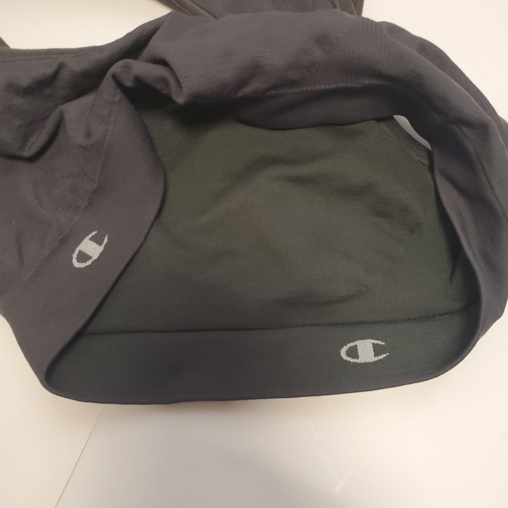 Champion Sports Bra Size Large Grey Seamless Unpadded Racerback Athletic - Picture 3 of 3